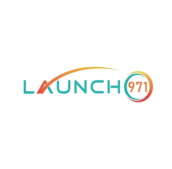 Launch 971 - Logo (White)